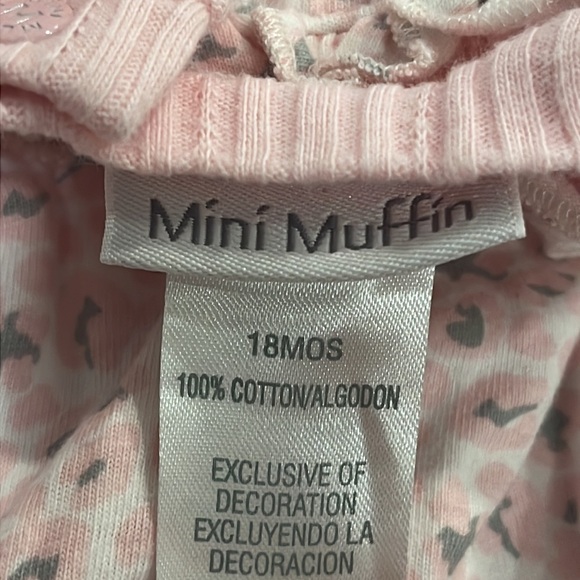 Vintage Mini Muffin Leopard Print & Bows 2 in 1 Peplum Shirt Dress - Picture 4 of 4